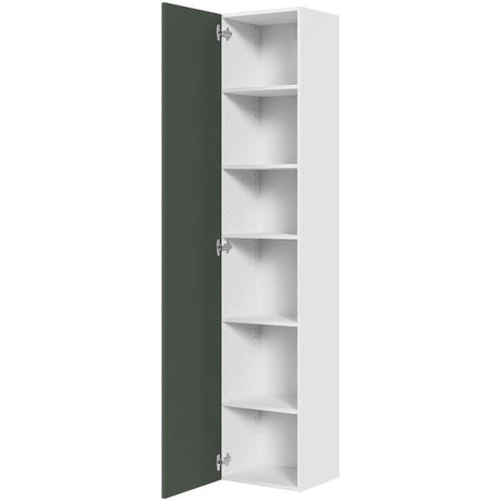 Multi-Living Højskab i Cibo Verde 120 H: 195,2 cm D: 32,0 cm B:40 cm - med 5 hylder og låge