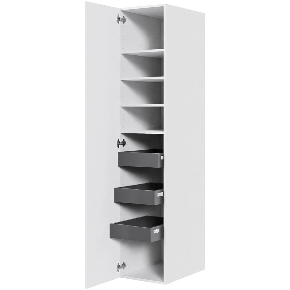 Multi-Living Køkken linnedskab i Romantik H: 195,2 cm D: 60,0 cm - Inklusiv 4 hylder samt 3 bakker - Bredde: 40 cm