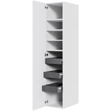 Multi-Living Køkken linnedskab i Romantik H: 195,2 cm D: 60,0 cm - Inklusiv 4 hylder samt 3 bakker - Bredde: 40 cm