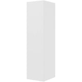 Multi-Living Køkken kosteskab i Malet Hvid Front H: 195,2 cm D: 60,0 cm - Inklusiv trådreol, slangeholder & hylde - Bredde: 50 cm