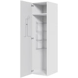 Multi-Living Køkken kosteskab i Romantik H: 195,2 cm D: 60,0 cm - Inklusiv trådreol, slangeholder & hylde - Bredde: 50 cm