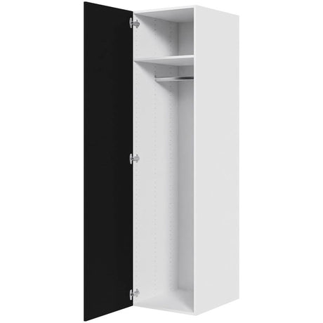 Multi-Living Bøjle/Højskab i Cibo Nero H: 195,2 cm D: 60,0 cm - Inklusiv 1 hylde samt 1 oval bøjlestang - Bredde: 50 cm