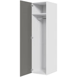 Multi-Living Bøjle/Højskab i Cibo Grigio 128 H: 195,2 cm D: 60,0 cm - Inklusiv 1 hylde samt 1 oval bøjlestang - Bredde: 50 cm