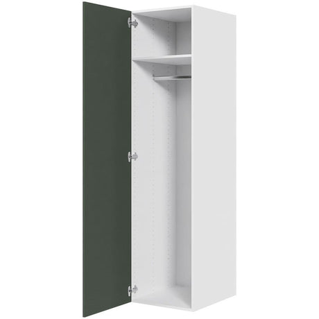 Multi-Living Bøjleskab i Cibo Verde 120 H: 195,2 cm D: 58,0 cm B:50 cm - med hylde, bøjlestang og låge