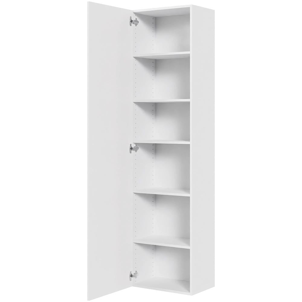 Multi-Living Køkken tilpasningsskab i Malet Hvid Front H: 195,2 cm D: 34,0 cm - Inklusiv 5 hylder - Bredde: 50 cm