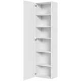 Multi-Living Køkken tilpasningsskab i Hvid Front H: 195,2 cm D: 34,0 cm - Inklusiv 5 hylder i bredde: 50 cm