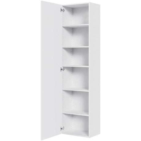 Multi-Living Køkken tilpasningsskab i Hvid Front H: 195,2 cm D: 34,0 cm - Inklusiv 5 hylder i bredde: 50 cm
