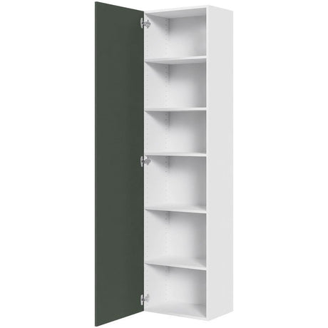 Multi-Living Højskab i Cibo Verde 120 H: 195,2 cm D: 32,0 cm B:50 cm - med 5 hylder og låge