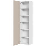 Multi-Living Køkken tilpasningsskab i Cibo Sabbia 123 H: 195,2 cm D: 34,0 cm - Inklusiv 5 hylder - Bredde: 50 cm