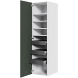 Multi-Living Køkken linnedskab i Cibo Verde 120 H: 195,2 cm D: 58,0 cm B:50 cm - med deludtræk og softluk