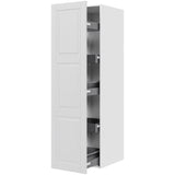 Multi-Living Køkken udtræksskab i Romantik H: 195,2 cm D: 60,0 cm - 3 skuffer & 2 bakker fuldudtræk/softluk - Bredde: 50 cm