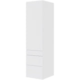 Multi-Living Køkken garderobeskab i Hvid Front H: 195,2 cm D: 60,0 cm - 1 låge og 3 skuffer fuldudtræk med softclose i bredde: 50 cm