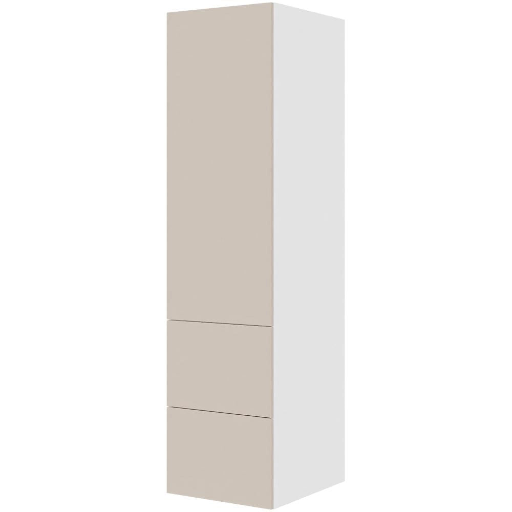 Multi-Living Køkken opbevaringsskab i Cibo Sabbia 123 H: 195,2 cm D: 60,0 cm - Fuldudtræk/softluk - Bredde: 50 cm