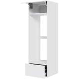 Multi-Living Indbygningsskab Romantik til køl 60 cm med toplåge, hylde og skuffe - deludtræk