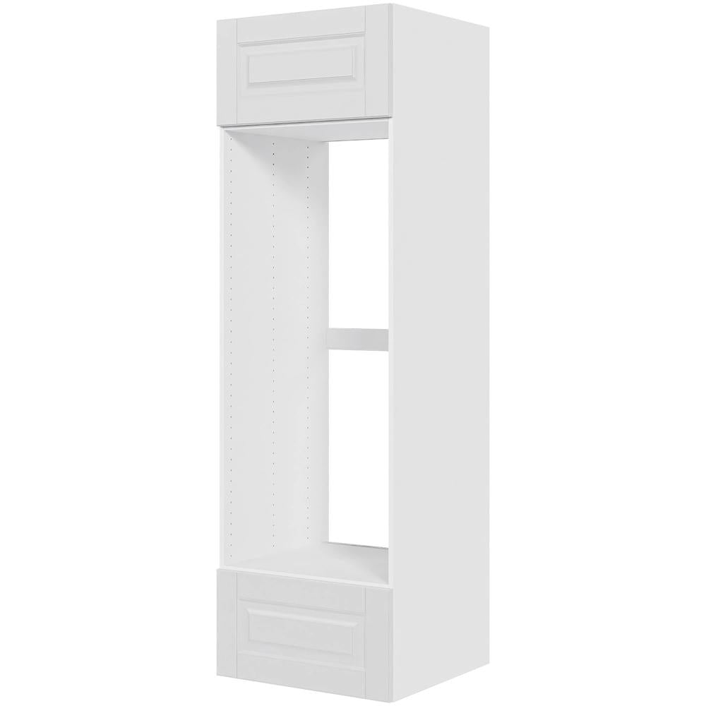 Multi-Living Indbygningsskab Romantik til køl 60 cm med toplåge, hylde og skuffe - deludtræk