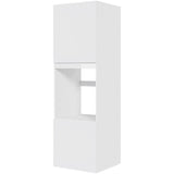 Multi-Living Køkken indbygningsskab i Hvid Front til ovn H: 195,2 cm D: 60,0 cm med 2 låger i bredde: 60 cm