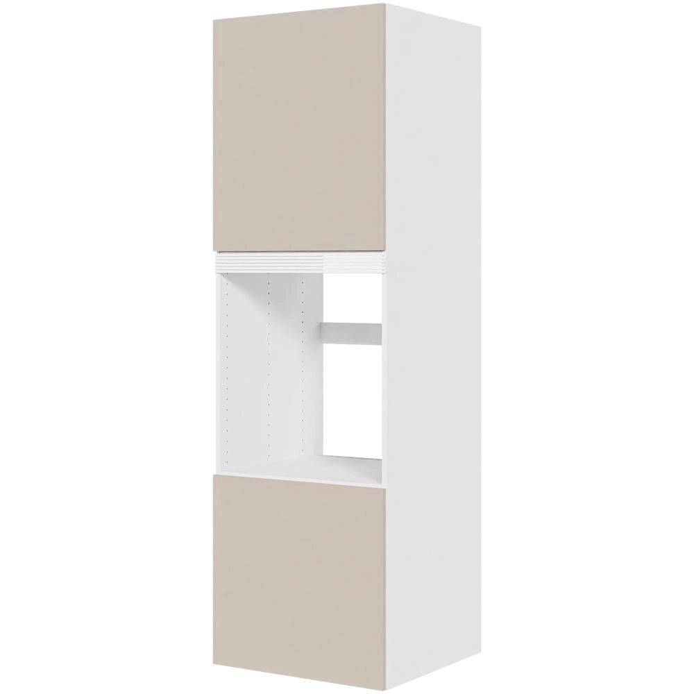 Multi-Living Køkken indbygningsskab Cibo Sabbia til ovn H: 195,2 cm D: 60,0 cm - 2 låger - Bredde: 60 cm
