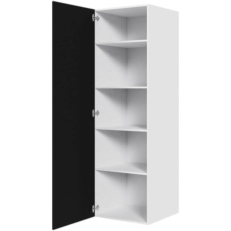 Multi-Living Køkken hyldeskab i Cibo Nero H: 195,2 cm D: 60,0 cm - 1 låge inklusiv 4 hylder - Bredde: 60 cm