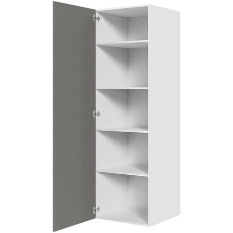 Multi-Living Køkken hyldeskab i Cibo Grigio 128 H: 195,2 cm D: 60,0 cm - 1 låge inklusiv 4 hylder - Bredde: 60 cm