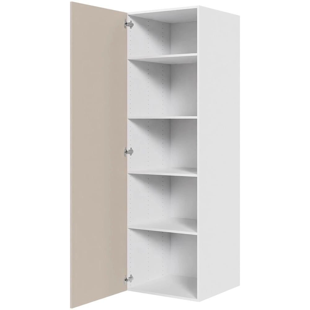 Multi-Living Køkken hyldeskab i Cibo Sabbia 123 H: 195,2 cm D: 60,0 cm - 1 låge inklusiv 4 hylder - Bredde: 60 cm