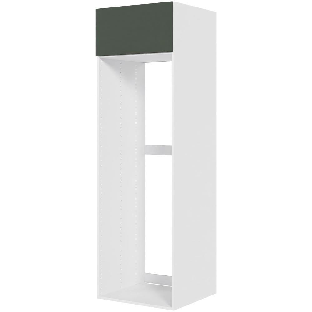 Multi-Living Indbygningsskab til køl i Cibo Verde 120 H: 195,2 cm D: 58,0 cm B:60 cm - med toplågekassette