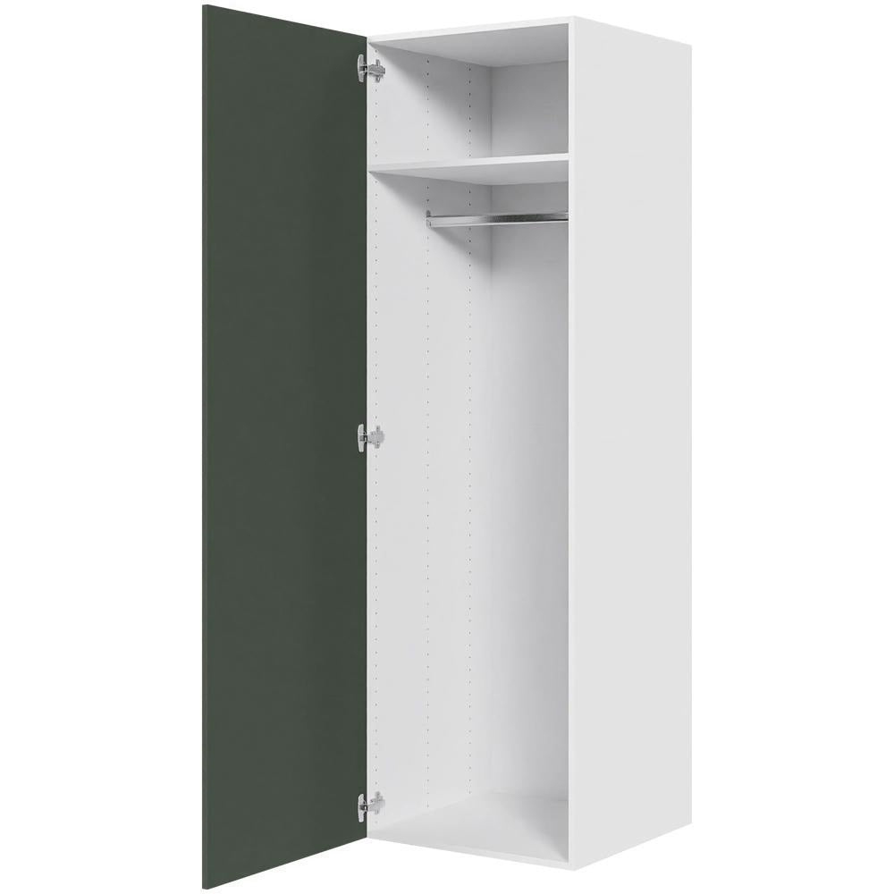 Multi-Living Bøjleskab i Cibo Verde 120 H: 195,2 cm D: 58,0 cm B:60 cm - med hylde, bøjlestang og låge