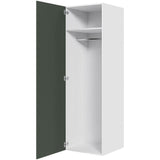 Multi-Living Bøjleskab i Cibo Verde 120 H: 195,2 cm D: 58,0 cm B:60 cm - med hylde, bøjlestang og låge