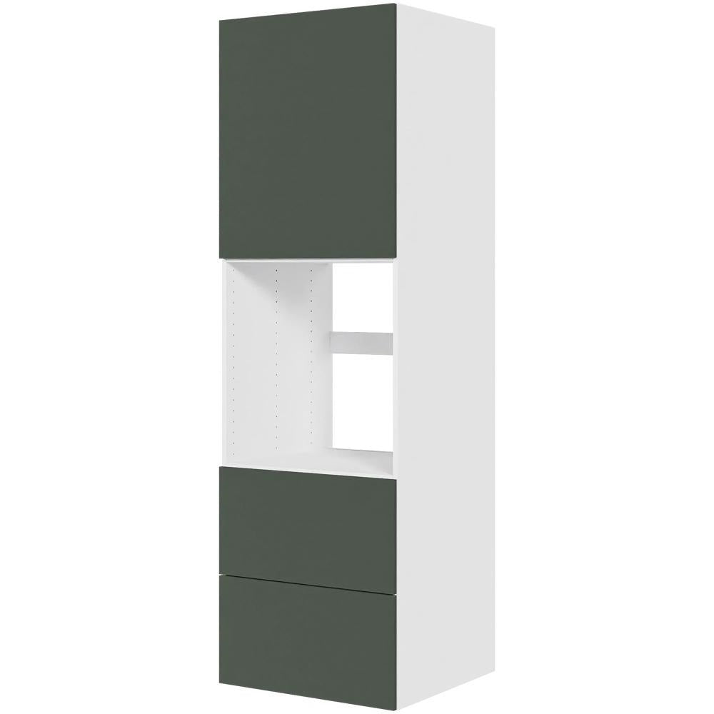 Multi-Living Køkken indbygningsskab til ovn i Cibo Verde 120 H: 195,2 cm D: 58,0 cm B:60 cm - med 2 skuffer og 3 hylder
