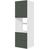 Multi-Living Køkken indbygningsskab til ovn i Cibo Verde 120 H: 195,2 cm D: 58,0 cm B:60 cm - med 2 skuffer og 3 hylder