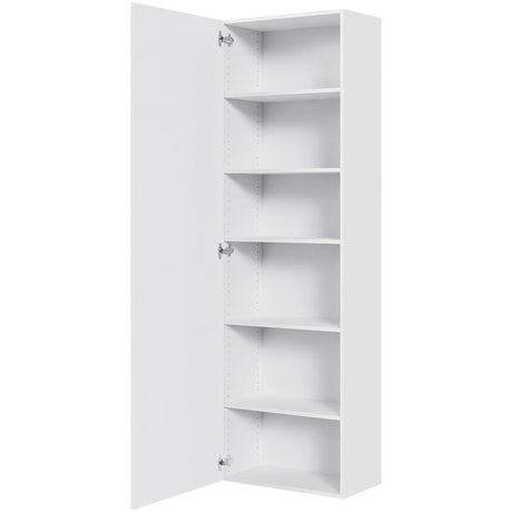 Multi-Living Køkken tilpasningsskab i Hvid Front H: 195,2 cm D: 34,0 cm - Inklusiv 5 hylder i bredde: 80 cm