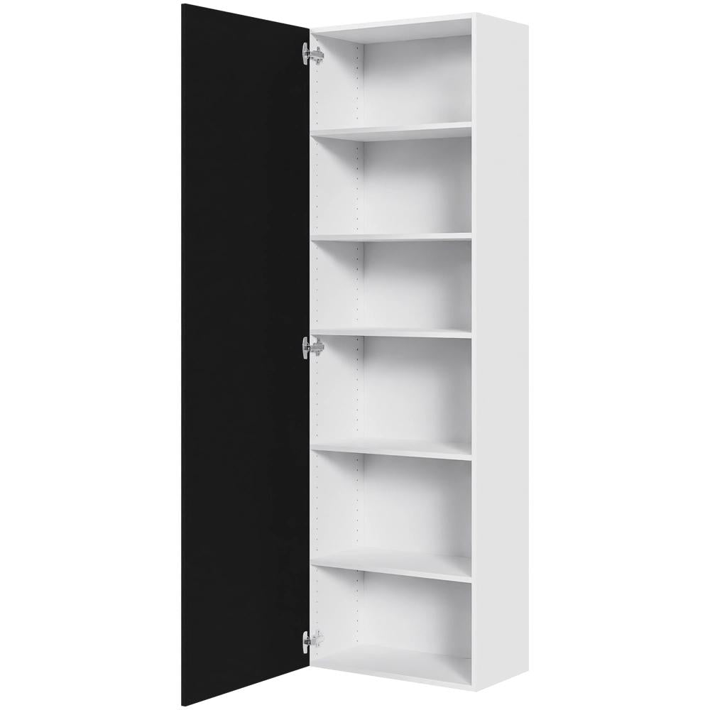 Multi-Living Køkken tilpasningsskab i Cibo Nero H: 195,2 cm D: 34,0 cm - Inklusiv 5 hylder - Bredde: 60 cm