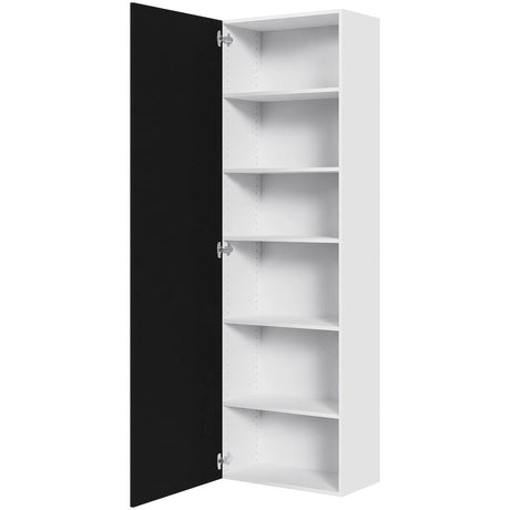 Multi-Living Køkken tilpasningsskab i Cibo Nero H: 195,2 cm D: 34,0 cm - Inklusiv 5 hylder - Bredde: 60 cm