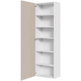 Multi-Living Køkken tilpasningsskab i Cibo Sabbia 123 H: 195,2 cm D: 34,0 cm - Inklusiv 5 hylder - Bredde: 60 cm