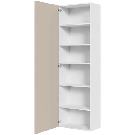 Multi-Living Køkken tilpasningsskab i Cibo Sabbia 123 H: 195,2 cm D: 34,0 cm - Inklusiv 5 hylder - Bredde: 60 cm