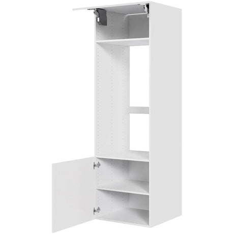 Multi-Living Indbygningsskab til køl 60 cm med toplåge, 3 hylder og låge