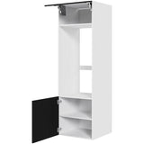 Multi-Living Køkken indbygningsskab i Cibo Nero til ovn H: 195,2 cm D: 60,0 cm - Toplåger & hyldeskab - Bredde: 60 cm
