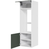 Multi-Living Køkken indbygningsskab til køl eller ovn og mikro i Cibo Verde 120 H: 195,2 cm D: 58,0 cm B:60 cm - med 2 låger