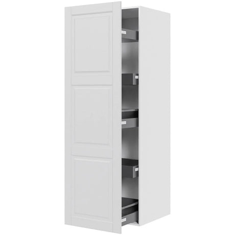 Multi-Living Køkken udtræksskab i Romantik H: 195,2 cm D: 60,0 cm - 3 skuffer & 2 bakker fuldudtræk/softluk - Bredde: 60 cm