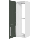 Multi-Living Køkken indbygningsskab til køl i Cibo Verde 120 H: 195,2 cm D: 58,0 cm B:60 cm - tomt med 2 delt låge