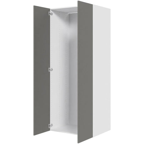 Multi-Living Køkken højskab i Cibo Grigio 128 tomt H: 195,2 cm D: 60,0 cm - 2 låge - Bredde: 80 cm