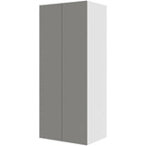 Multi-Living Køkken hyldeskab i Cibo Grigio 128 H: 195,2 cm D: 60,0 cm - 2 låger inklusiv 4 hylder - Bredde: 80 cm