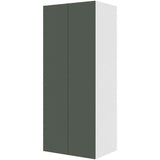 Multi-Living Hyldeskab i Cibo Verde 120 H: 195,2 cm D: 58,0 cm B:80 cm - med 4 hylder og 2 låger