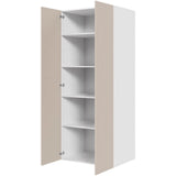 Multi-Living Køkken hyldeskab i Cibo Sabbia 123 H: 195,2 cm D: 60,0 cm - 2 låger inklusiv 4 hylder - Bredde: 80 cm