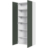 Multi-Living Højskab i Cibo Verde 120 H: 195,2 cm D: 32,0 cm B:80 cm - med 5 hylder og 2 låger