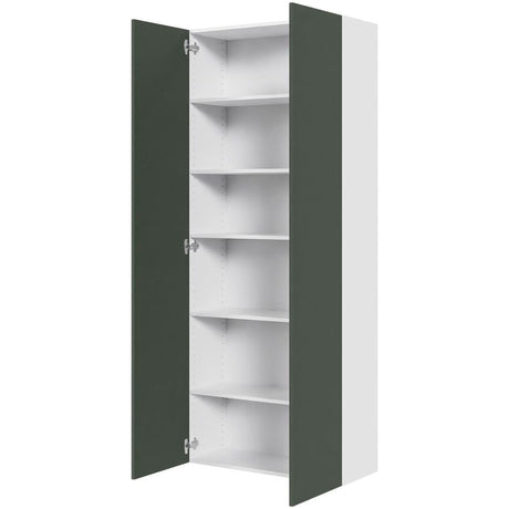 Multi-Living Højskab i Cibo Verde 120 H: 195,2 cm D: 32,0 cm B:80 cm - med 5 hylder og 2 låger