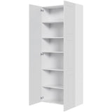 Multi-Living Køkken tilpasningsskab i Romantik H: 195,2 cm D: 34,0 cm - Inklusiv 5 hylder - Bredde: 80 cm