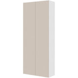 Multi-Living Køkken tilpasningsskab i Cibo Sabbia 123 H: 195,2 cm D: 34,0 cm - Inklusiv 5 hylder - Bredde: 80 cm