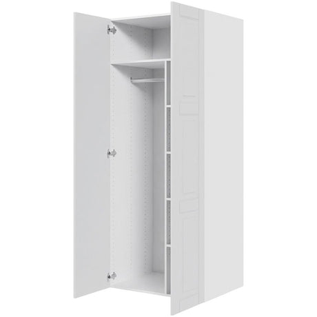 Multi-Living Combiskab i Romantik H: 195,2 cm D: 60,0 cm - 2 låger inklusiv 4 hylde samt 1 oval bøjlestang. - Bredde: 80 cm