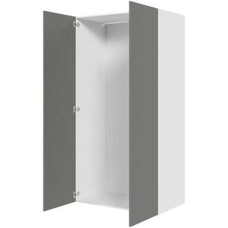 Multi-Living Køkken højskab i Cibo Grigio 128 tomt H: 195,2 cm D: 60,0 cm - 2 låger - Bredde: 100 cm