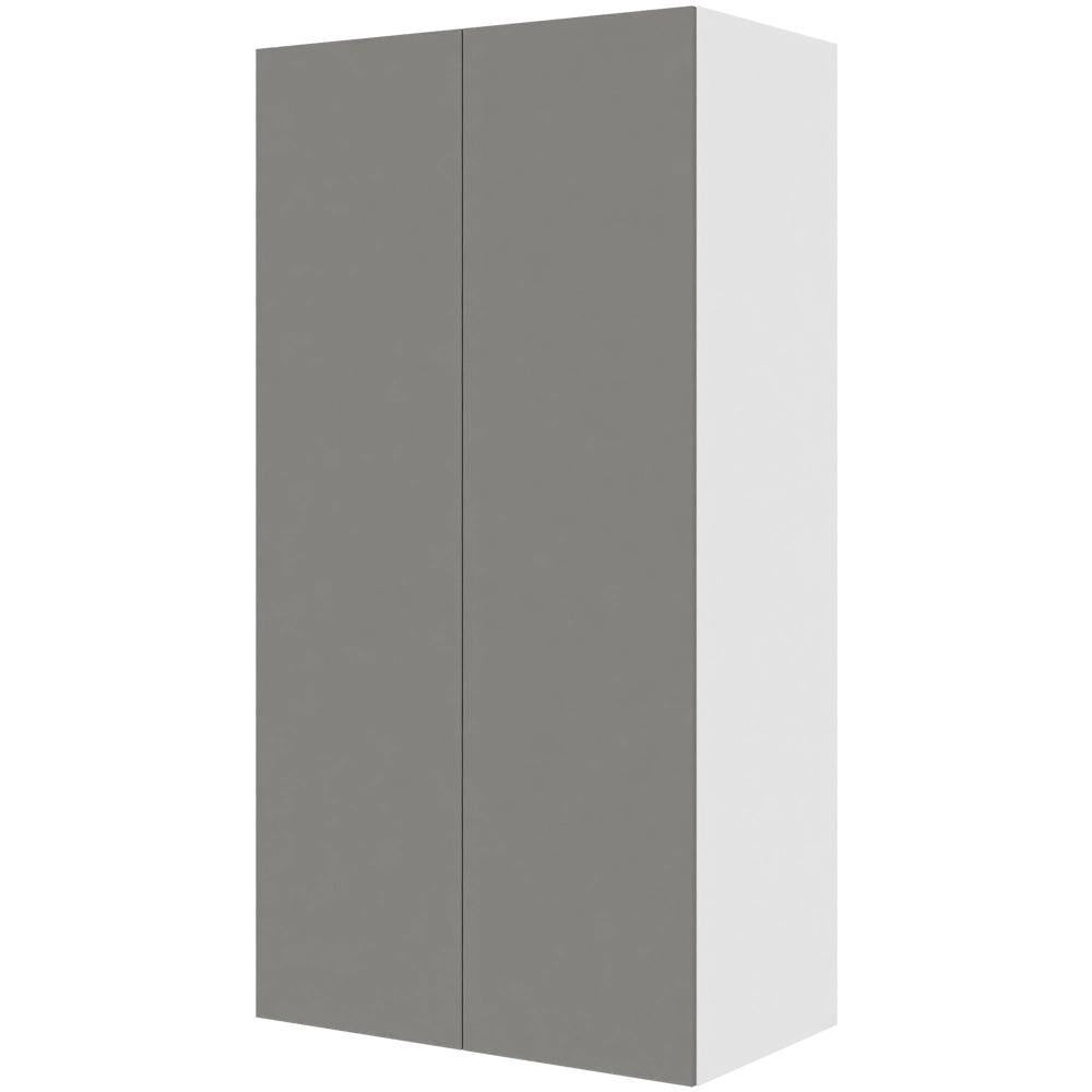 Multi-Living Køkken hyldeskab i Cibo Grigio 128 H: 195,2 cm D: 60,0 cm - 2 låger inklusiv 4 hylder - Bredde: 100 cm